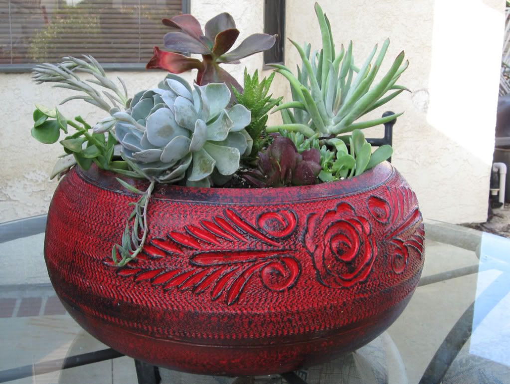 Painted Planter